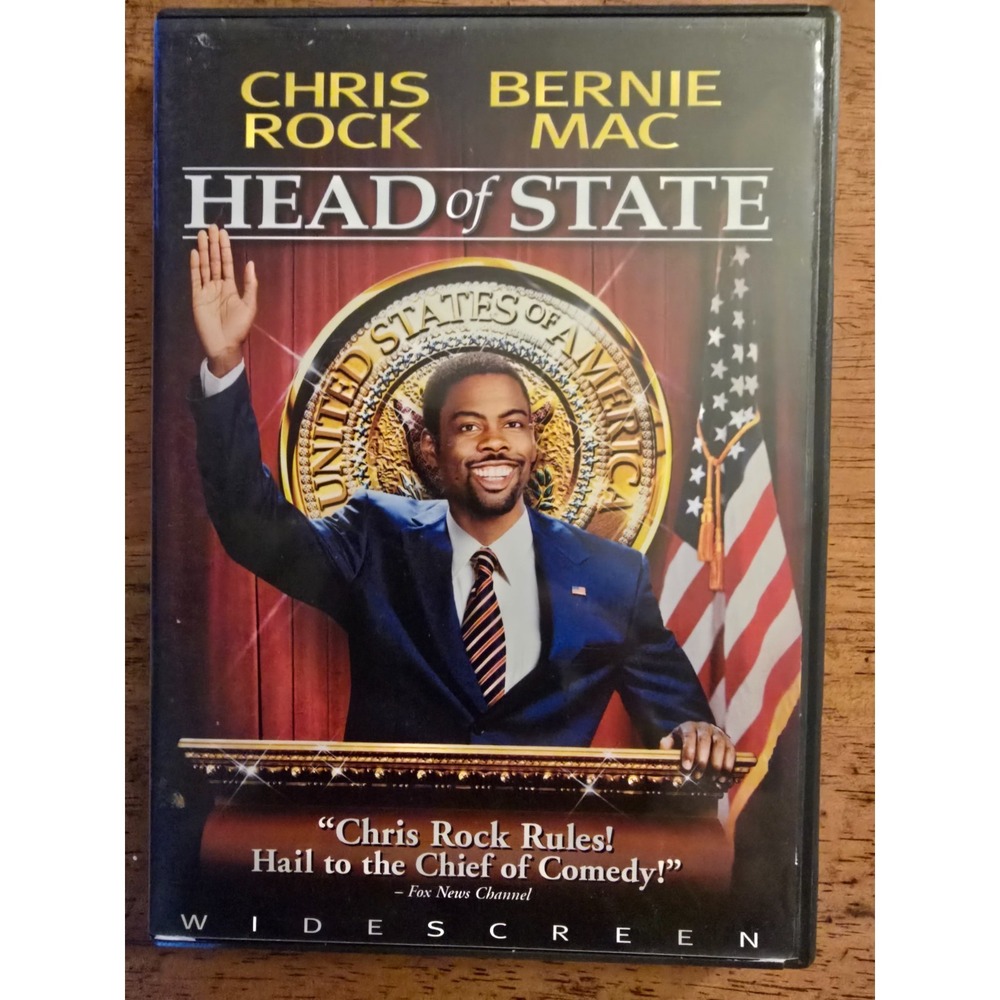 Head of State (DVD, 2003,‎ Widescreen), Chris Rock, Bernie Mac, Excellent Cond